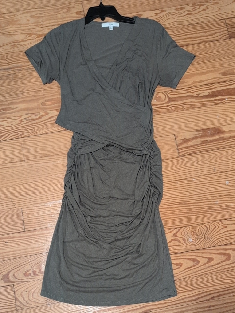 Sage Green Ripe Maternity and Nursing Dress Size L